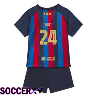 FC Barcelona (Eric 24) Kids Home Jersey 2022/2023