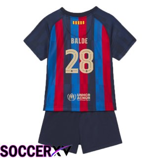 FC Barcelona (Balde 28) Kids Home Jersey 2022/2023