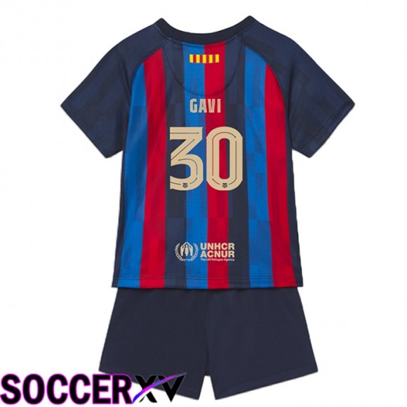 FC Barcelona (Gavi 30) Kids Home Jersey 2022/2023