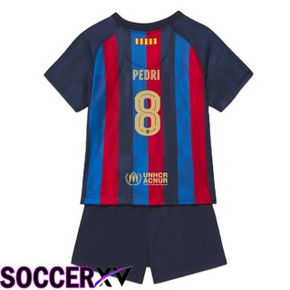 FC Barcelona (Pedri 8) Kids Home Jersey 2022/2023