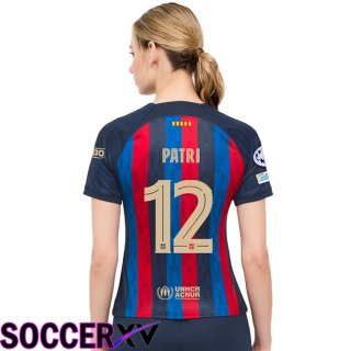 FC Barcelona (Patri 12) Womens Home Jersey 2022/2023