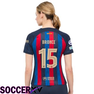 FC Barcelona (Bronze 15) Womens Home Jersey 2022/2023