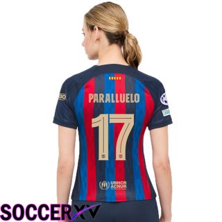 FC Barcelona (Paralluelo 17) Womens Home Jersey 2022/2023