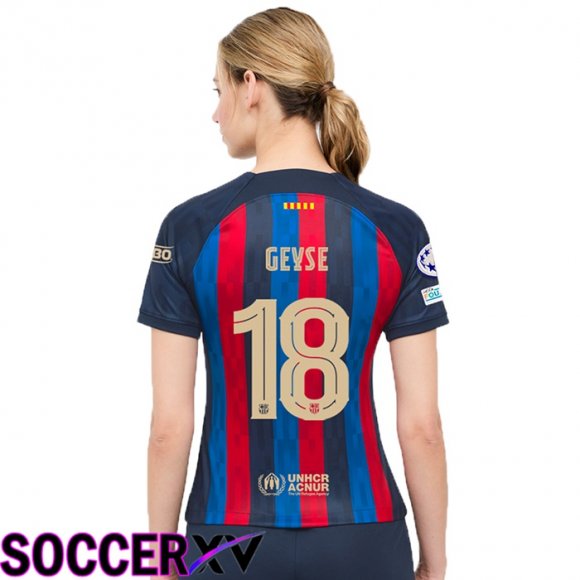 FC Barcelona (Geyse 18) Womens Home Jersey 2022/2023