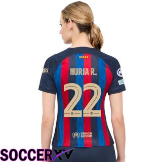 FC Barcelona (Nuria R.22) Womens Home Jersey 2022/2023