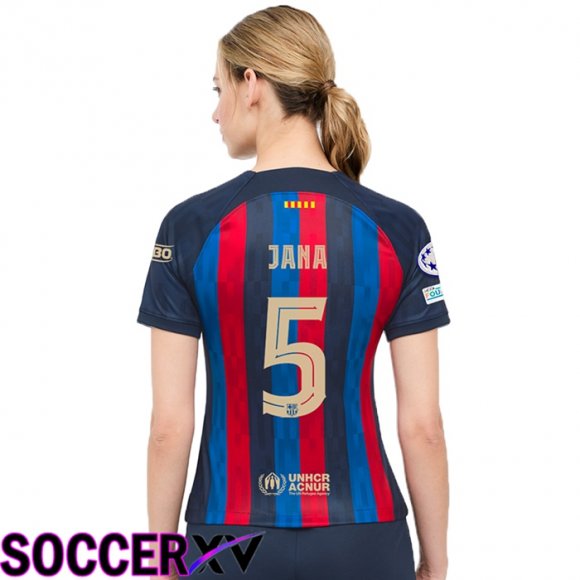 FC Barcelona (Jana 5) Womens Home Jersey 2022/2023