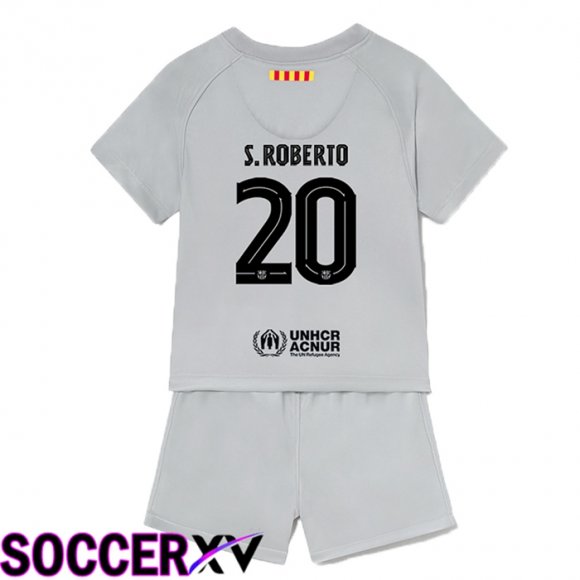 FC Barcelona (S.Roberto 20) Kids Third Jersey 2022/2023