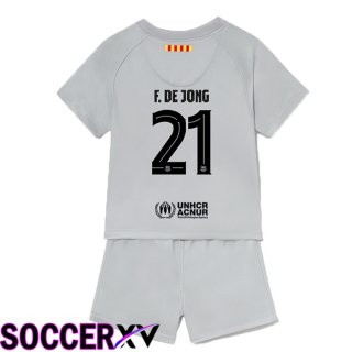 FC Barcelona (F.De Jong 21) Kids Third Jersey 2022/2023