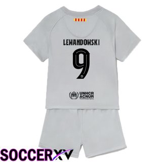 FC Barcelona (Lewandowski 9) Kids Third Jersey 2022/2023