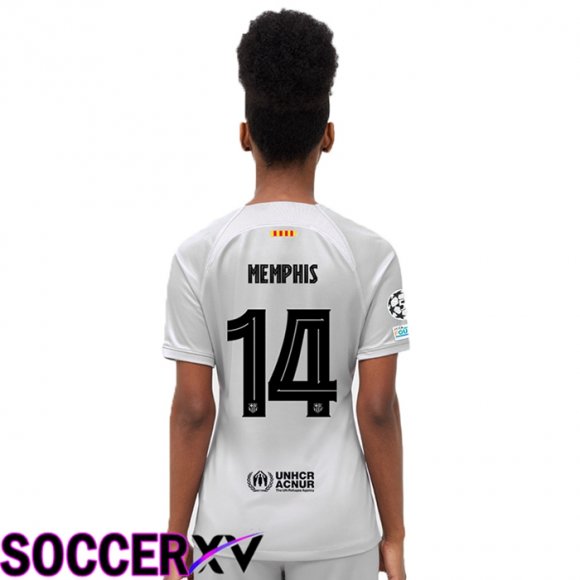 FC Barcelona (Memphis 14) Womens Third Jersey 2022/2023