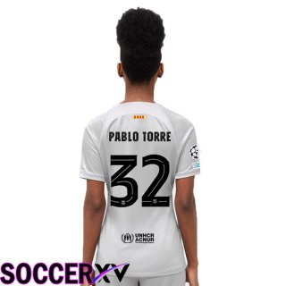 FC Barcelona (Pablo Torre 32) Womens Third Jersey 2022/2023