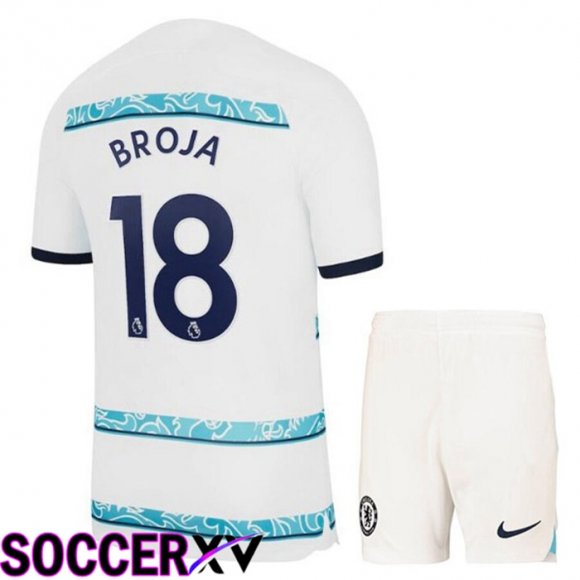 FC Chelsea（BROJA 18）Kids Away Jersey 2022/2023