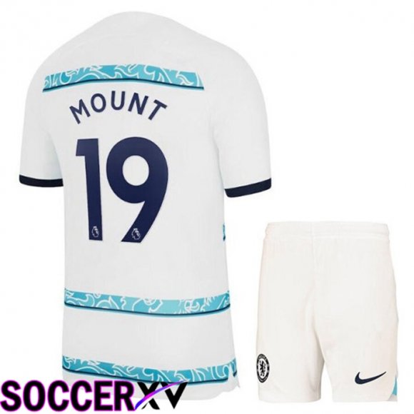 FC Chelsea（MOUNT 19）Kids Away Jersey 2022/2023