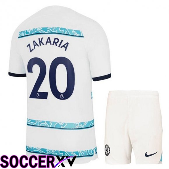 FC Chelsea（ZAKARIA 20）Kids Away Jersey 2022/2023