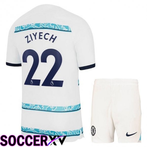 FC Chelsea（ZIYECH 22）Kids Away Jersey 2022/2023