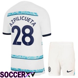 FC Chelsea（AZPILICUETA 28）Kids Away Jersey 2022/2023