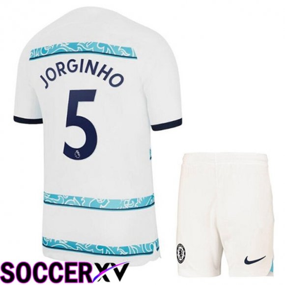 FC Chelsea（JORGINHO 5）Kids Away Jersey 2022/2023