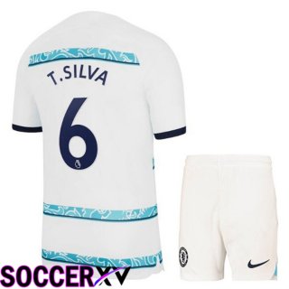 FC Chelsea（T.SILVA 6）Kids Away Jersey 2022/2023