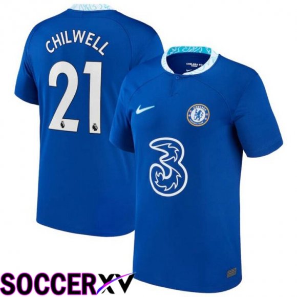 FC Chelsea（CHILWELL 21）Home Jersey 2022/2023