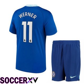 FC Chelsea（WERNER 11）Kids Home Jersey 2022/2023