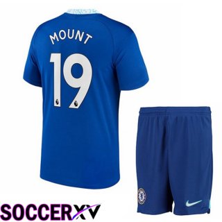 FC Chelsea（MOUNT 19）Kids Home Jersey 2022/2023