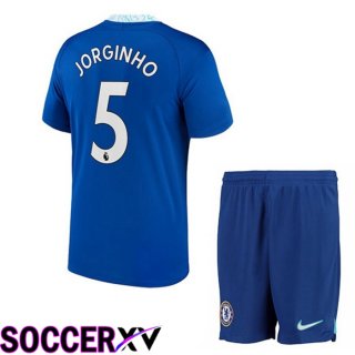 FC Chelsea（JORGINHO 5）Kids Home Jersey 2022/2023