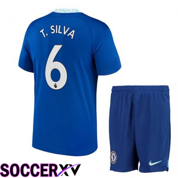 FC Chelsea（T.SILVA 6）Kids Home Jersey 2022/2023