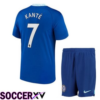 FC Chelsea（KANTÉ 7）Kids Home Jersey 2022/2023