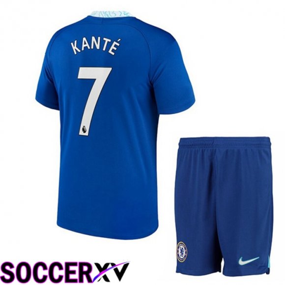 FC Chelsea（KANTÉ 7）Kids Home Jersey 2022/2023