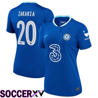 FC Chelsea（ZAKARIA 20）Womens Home Jersey 2022/2023