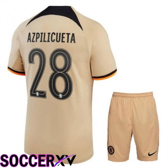 FC Chelsea（AZPILICUETA 28）Kids Third Jersey 2022/2023