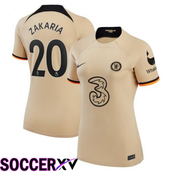 FC Chelsea（ZAKARIA 20）Womens Third Jersey 2022/2023