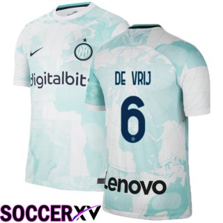 Inter Milan (De Vrij 6) Away Jersey 2022/2023