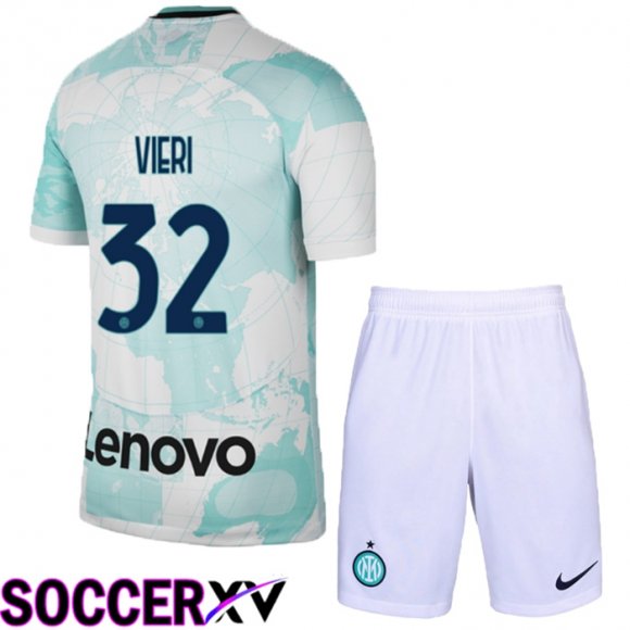 Inter Milan (Vieri 32) Kids Away Jersey 2022/2023