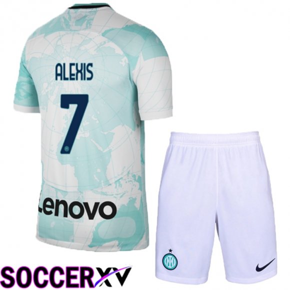 Inter Milan (Alexis 7) Kids Away Jersey 2022/2023