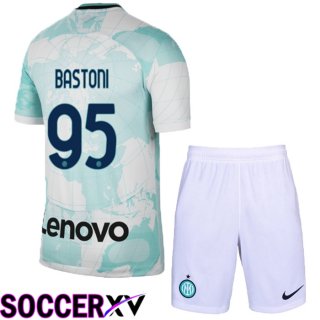 Inter Milan (Bastoni 95) Kids Away Jersey 2022/2023