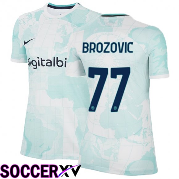 Inter Milan (Brozovic 77) Womens Away Jersey 2022/2023