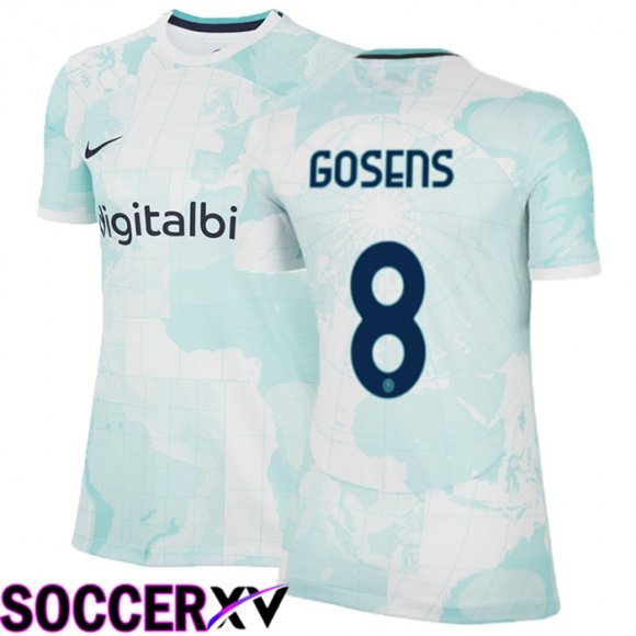 Inter Milan (Gosens 8) Womens Away Jersey 2022/2023