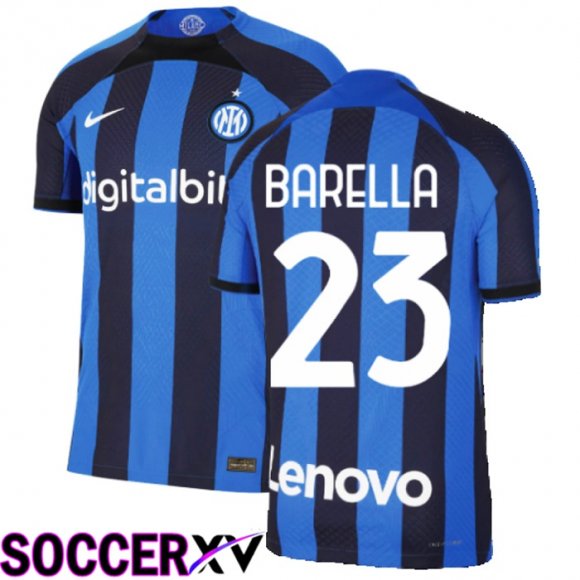 Inter Milan (Barella 23) Home Jersey 2022/2023