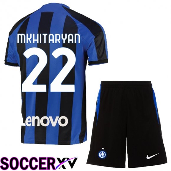 Inter Milan (Mkhitaryan 22) Kids Home Jersey 2022/2023