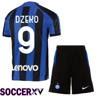 Inter Milan (Dzeko 9) Kids Home Jersey 2022/2023