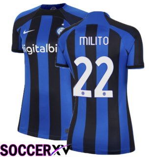 Inter Milan (Milito 22) Womens Home Jersey 2022/2023