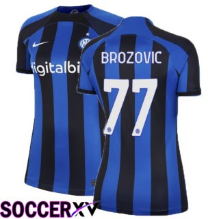 Inter Milan (Brozovic 77) Womens Home Jersey 2022/2023