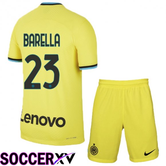 Inter Milan (Barella 23) Kids Third Jersey 2022/2023