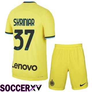 Inter Milan (Skriniar 37) Kids Third Jersey 2022/2023