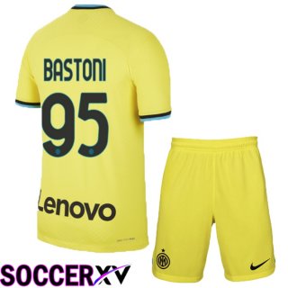 Inter Milan (Bastoni 95) Kids Third Jersey 2022/2023