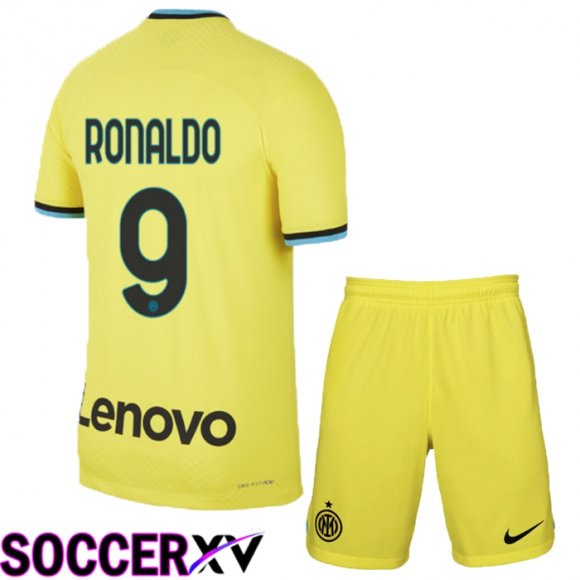 Inter Milan (Ronaldo 9) Kids Third Jersey 2022/2023