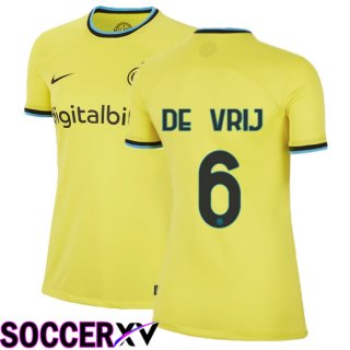 Inter Milan (De Vrij 6) Womens Third Jersey 2022/2023