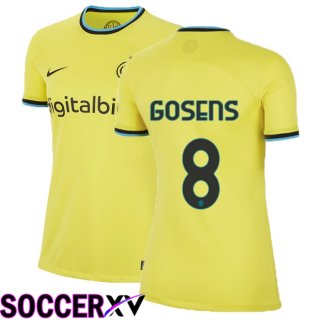 Inter Milan (Gosens 8) Womens Third Jersey 2022/2023