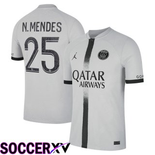 Paris Saint Germain (N.Mendes 25) Away Jersey 2022/2023